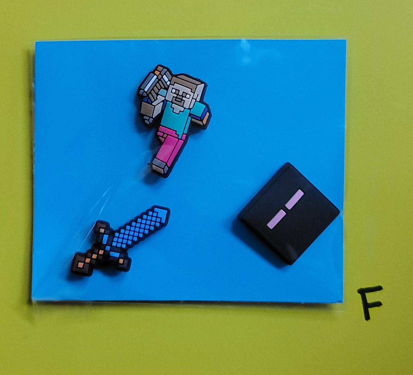 Minecraft Inspired Croc Charms, Minecraft Inspired Shoe Charms