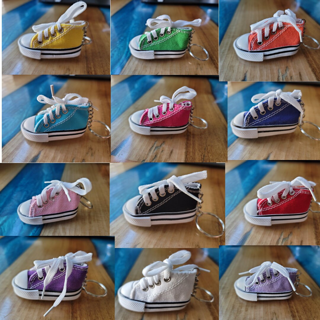 Canvas Shoe Key Chain