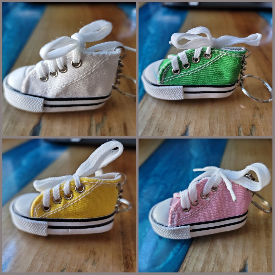 Canvas Shoe Key Chain