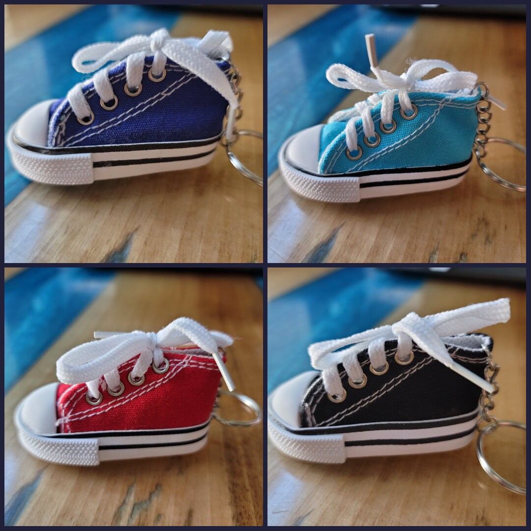 Canvas Shoe Key Chain