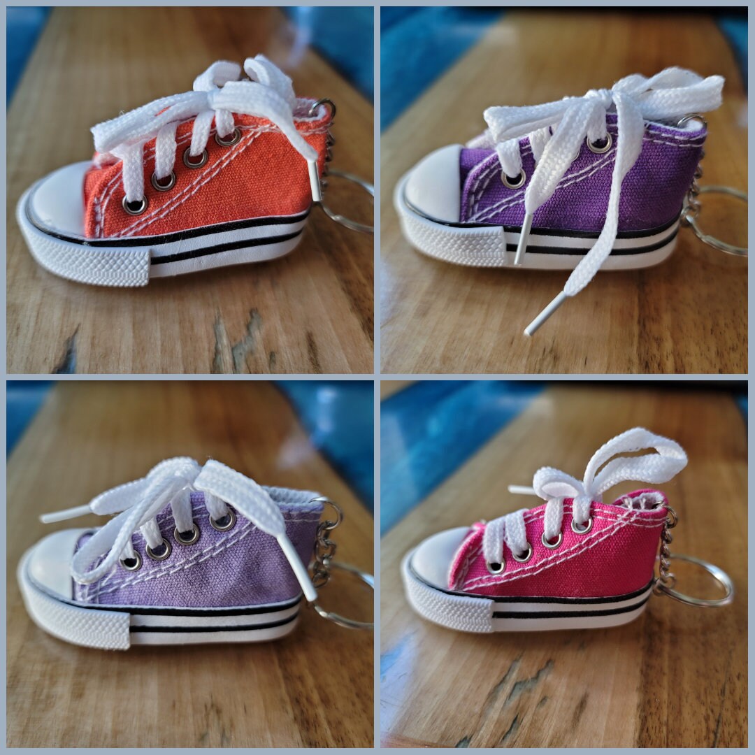 Canvas Shoe Key Chain