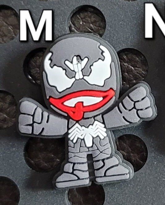 Spider-Man Inspired Croc Charms, Venom Inspired Croc Charms