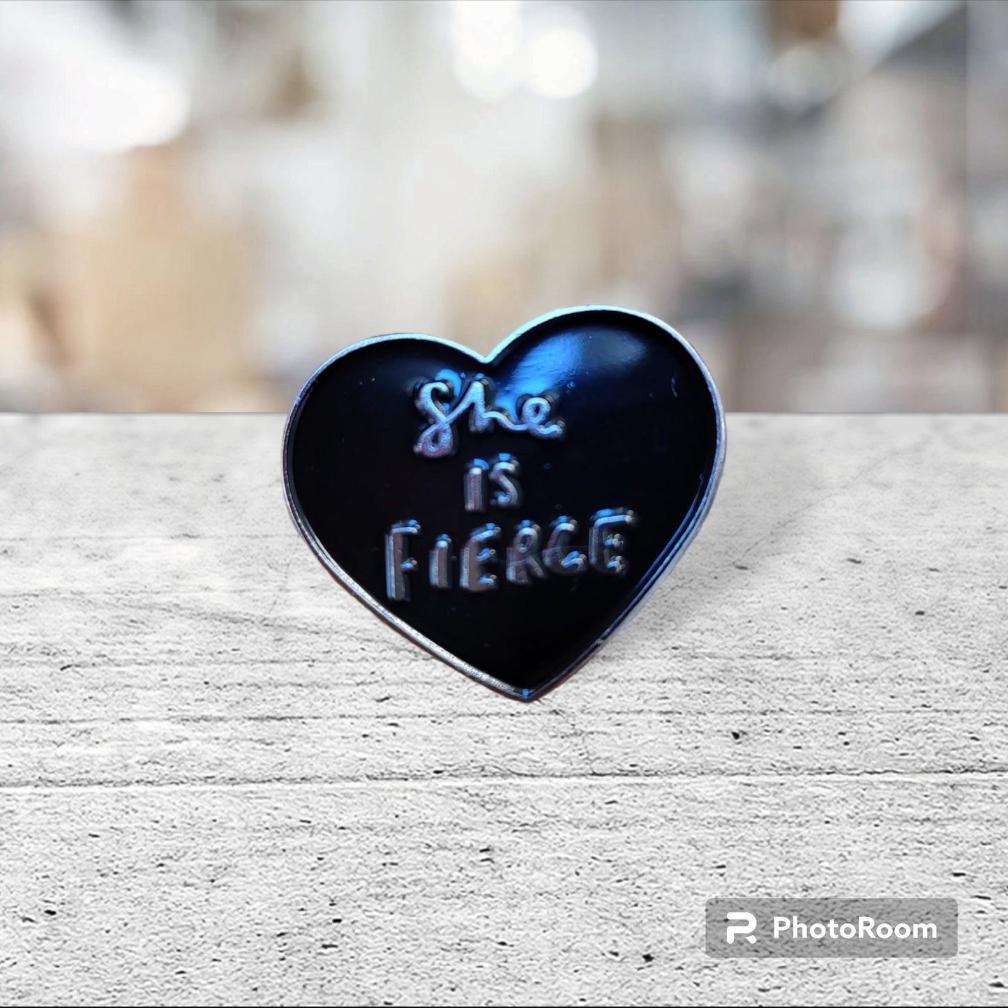 She is Fierce Enamel Pin