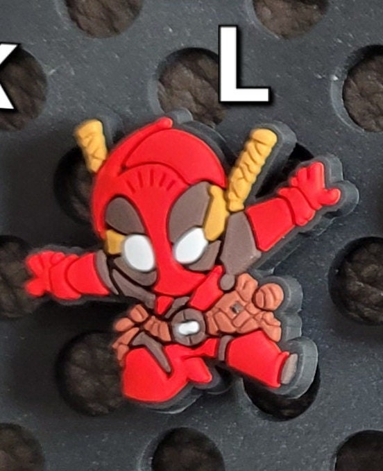 Deadpool Inspired Croc Charms