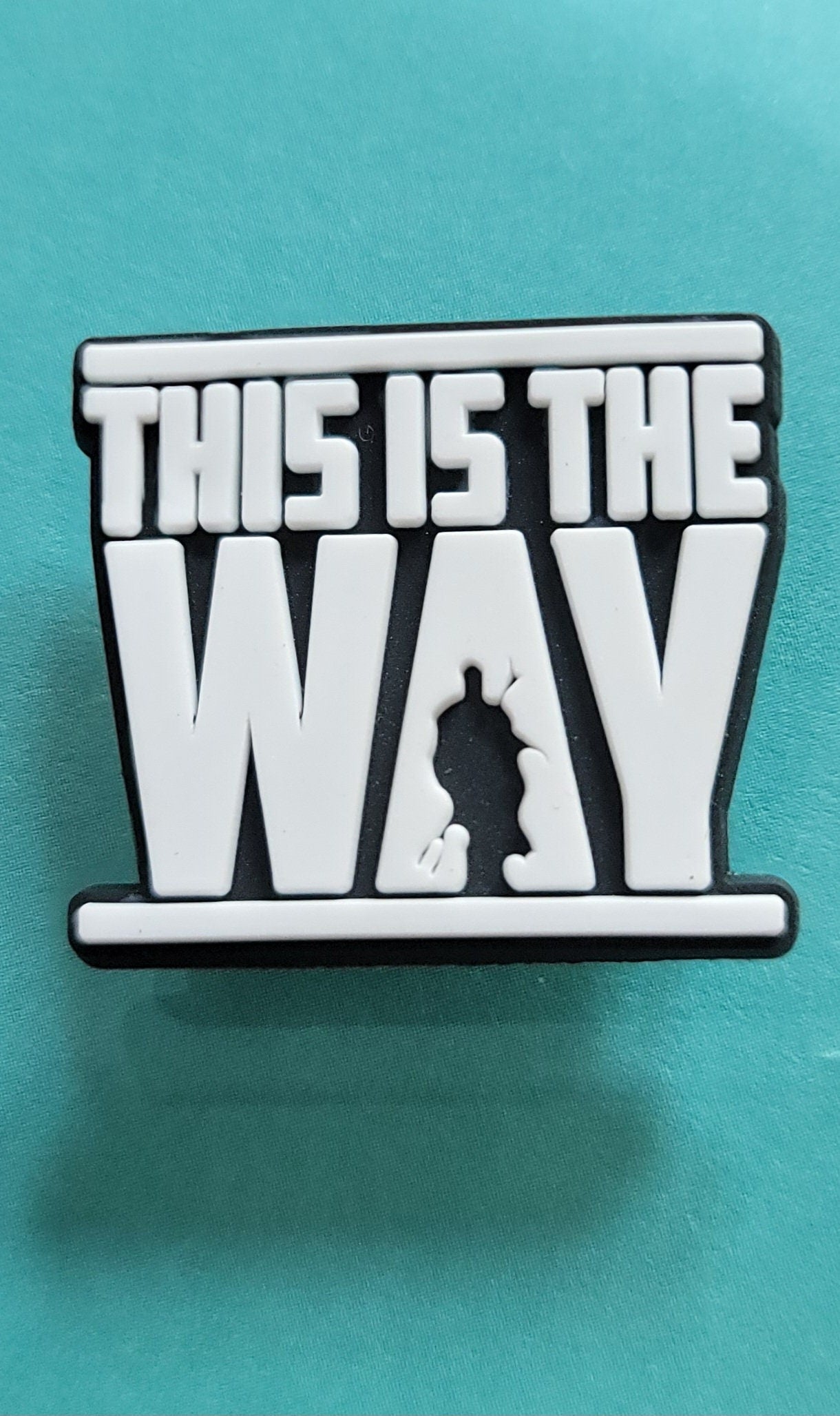 This Is The Way Inspired Croc Charm, Mandalorian Inspired Croc Charm