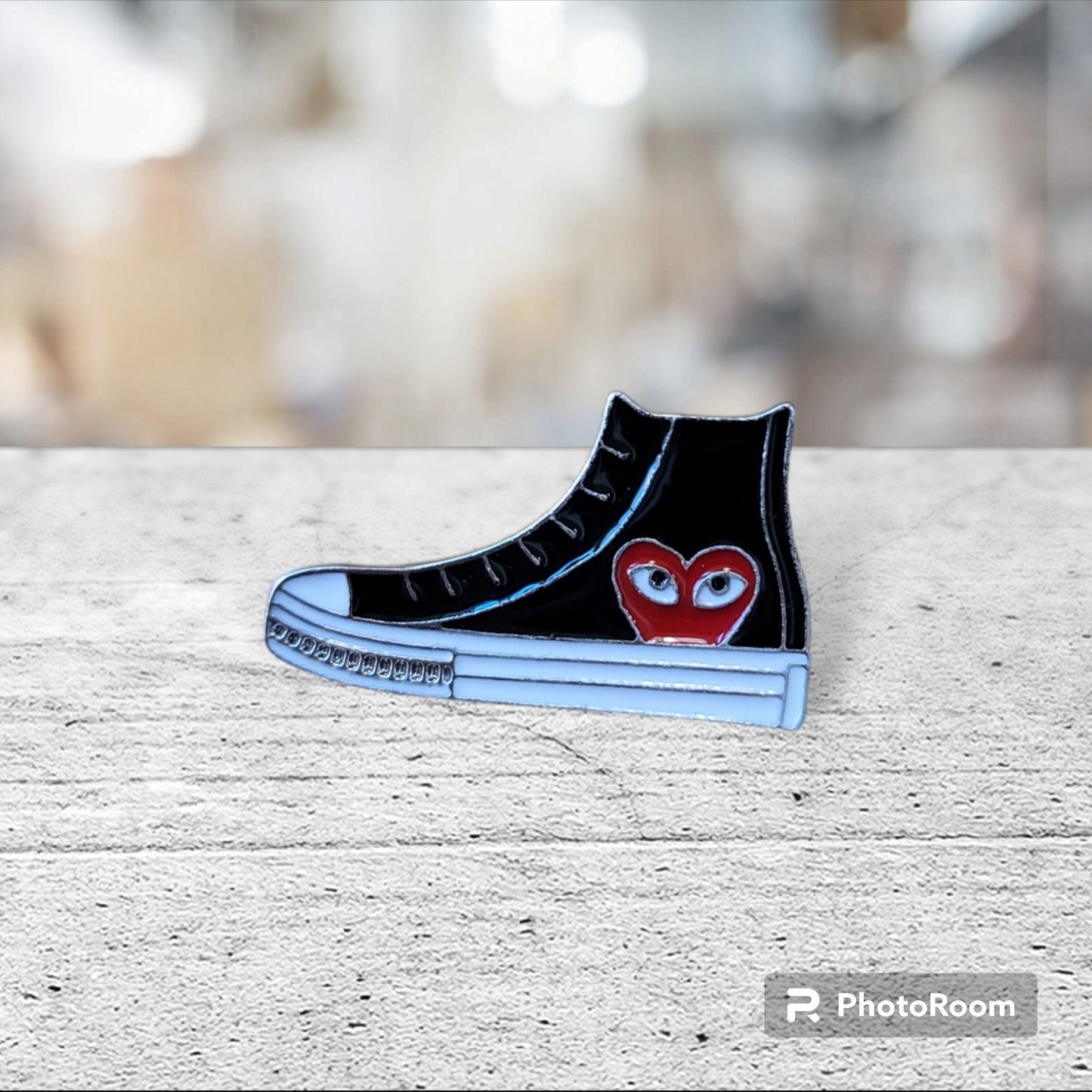 Converse Inspired Enamel Pin, Chucks Inspired Enamel Pin, Chuck Taylor Inspired Enamel Pin
