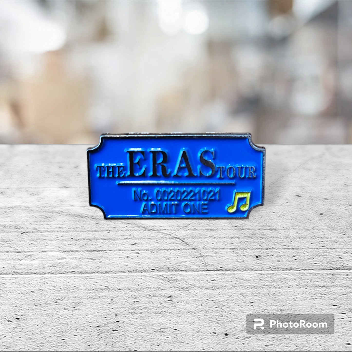 Taylor Swift Inspired Eras Tour Ticket Enamel Pin, Eras Tour Ticket Pin