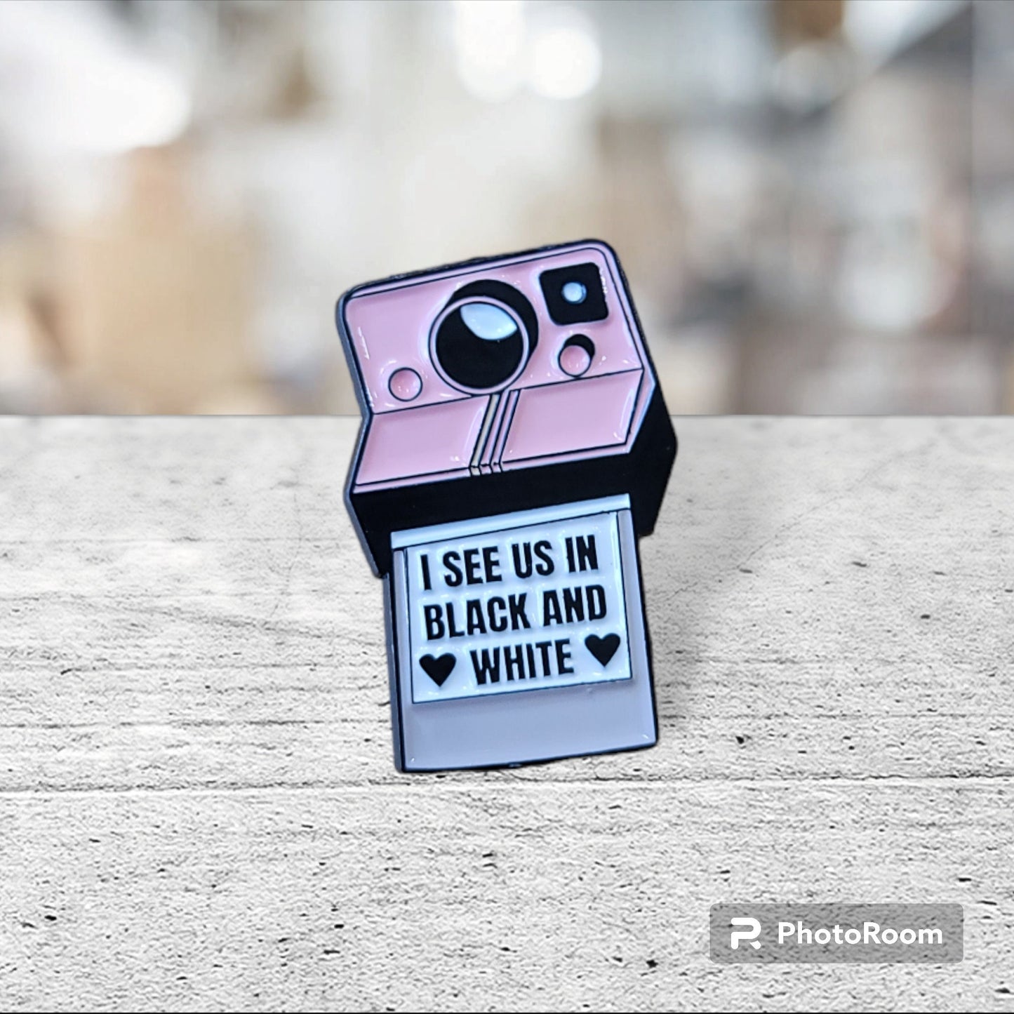 Polaroid Camera Pin, Retro Camera Pin
