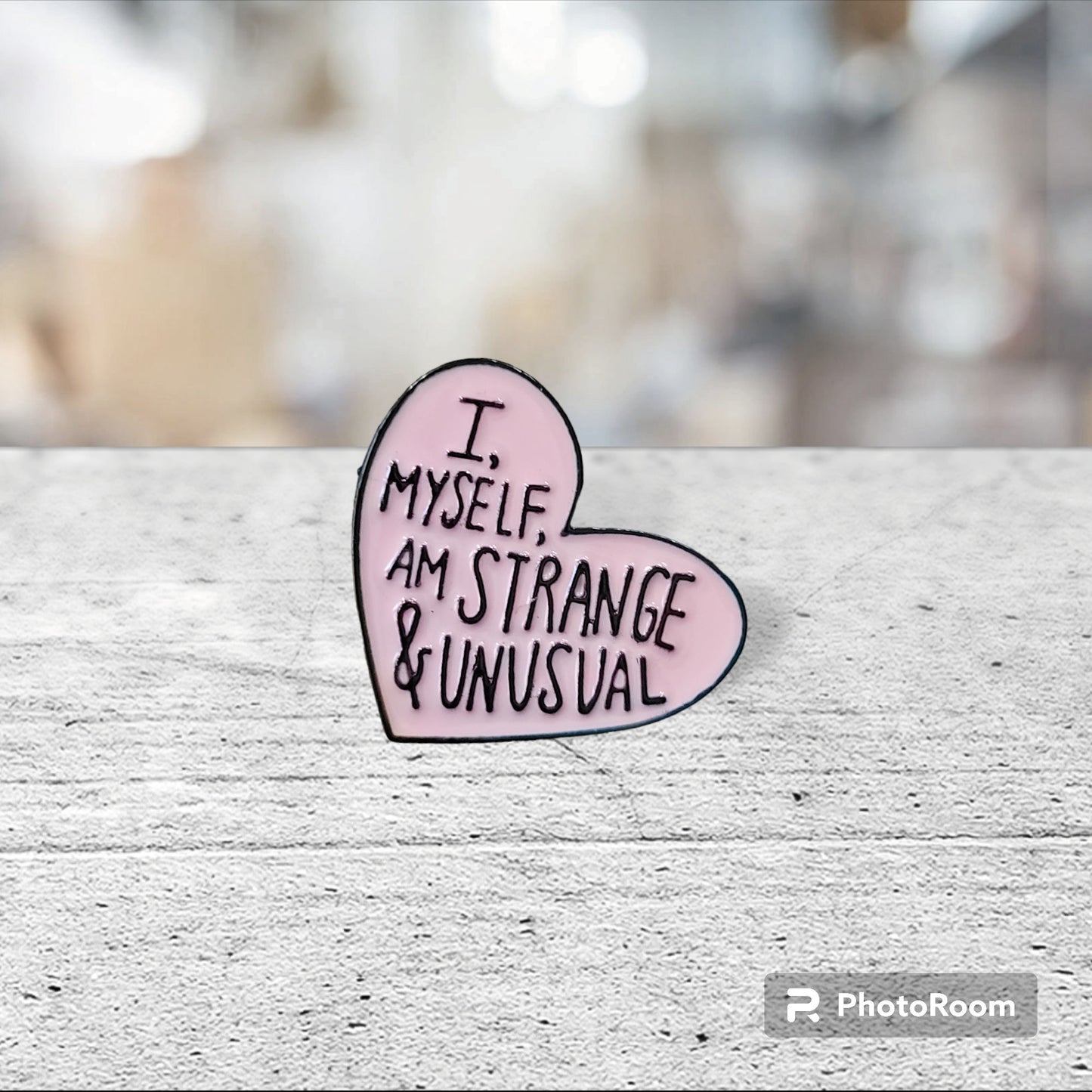 I Myself Am Strange & Unusual Pin