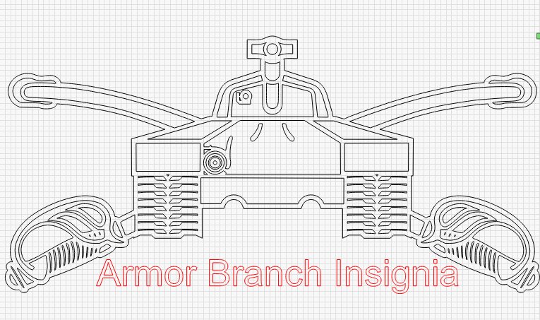 Armory Company Guidon AND Branch Insignia (United States Army)