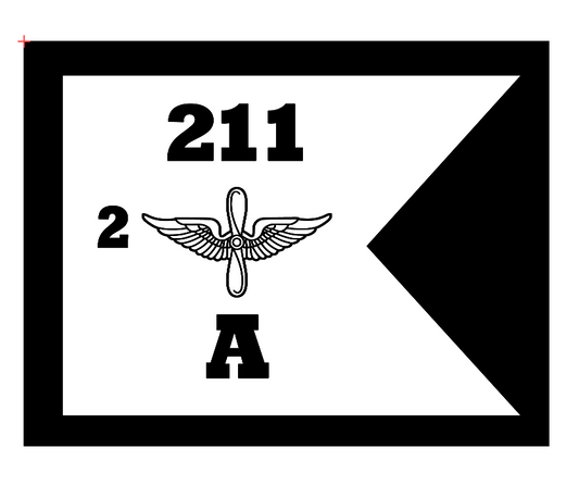 Army Aviation Company Guidon AND Branch Insignia (United States Army)