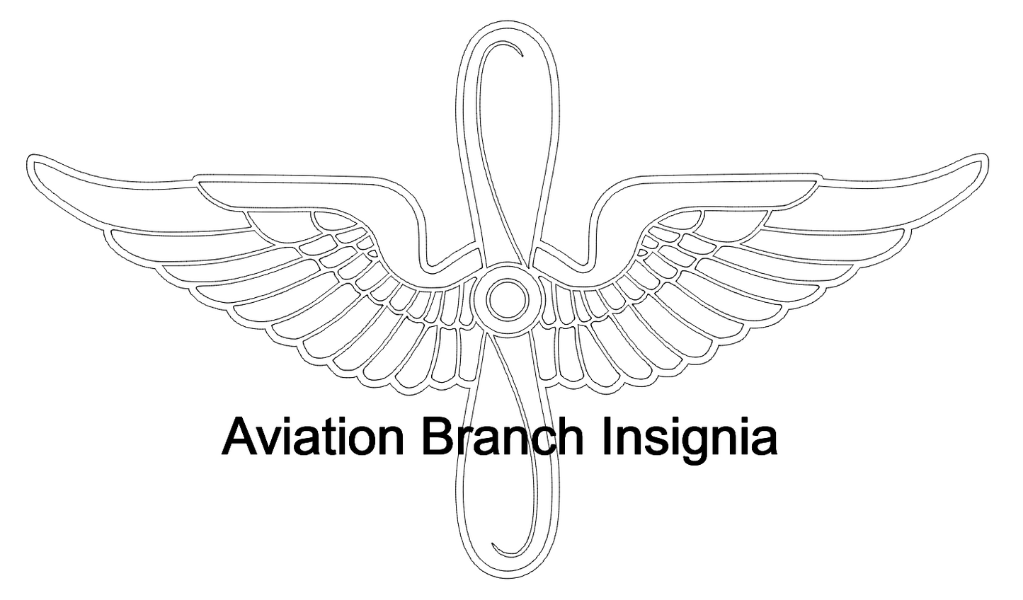 Army Aviation Company Guidon AND Branch Insignia (United States Army)