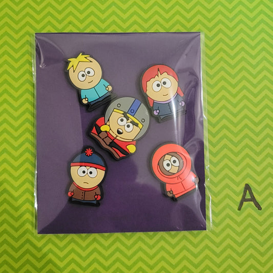 South Park Inspired Croc Charms, South Park Inspired Shoe Charms, Jibbitz, Shoe Accessories, Shoe Charms