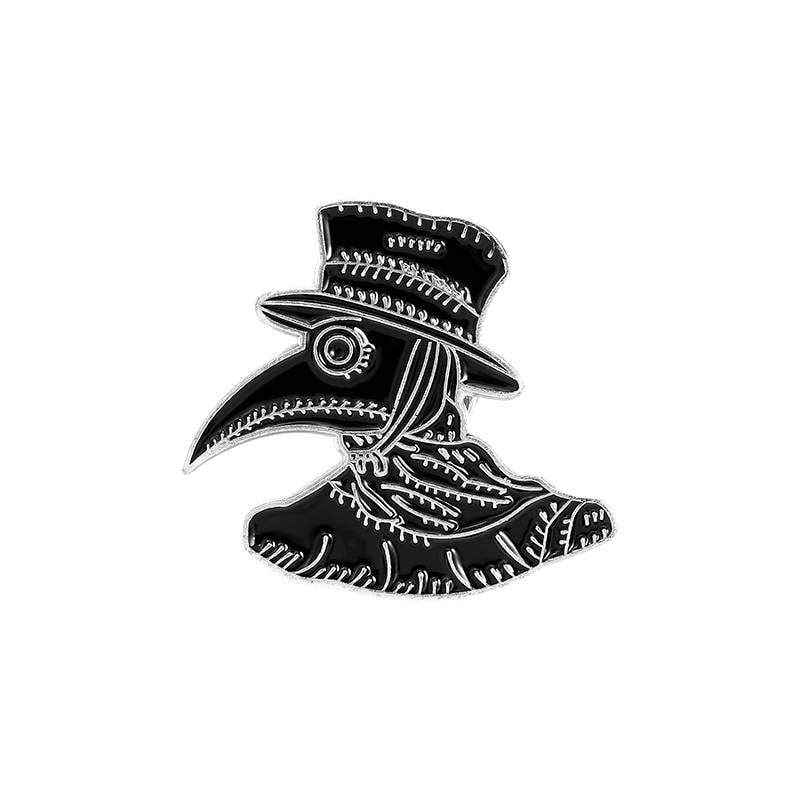 Plague Doctor Hard Enamel Pins, plague doctor pins, hard enamel pins, pins, plage doctor, plague, wash thy hands, my time has come again