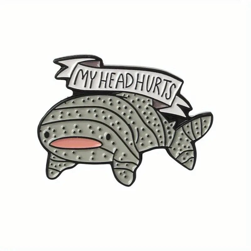 Whale Pun Enamel Pins, Shark Pun Enamel Pins, whale enamel pins, shark enamel pins, whale puns, shark puns, funny, puns, punny, fun, quirky