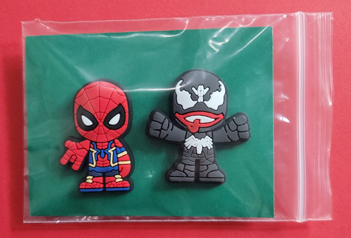 Spider-Man Inspired Croc Charms, Venom Inspired Croc Charms